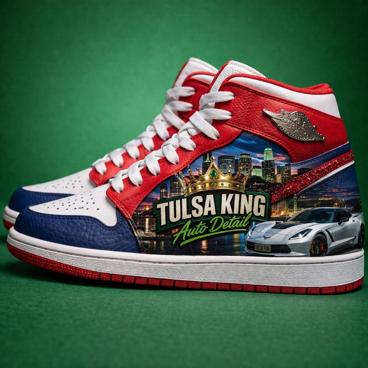 Tulsa King Auto Detail custom shoe